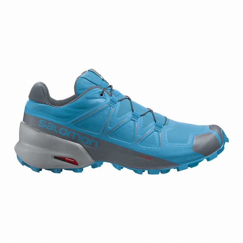 Salomon SPEEDCROSS 5 Zapatillas Trail Running Hombre - Azules - Colombia (10739-CKSN)